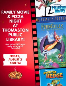 Family Movie & Pizza Night! (Real Estate Flyer)